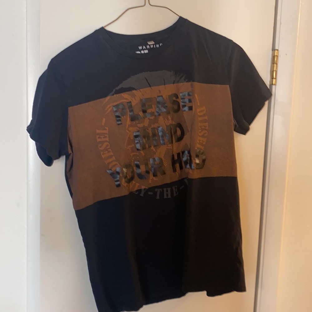 Mind your head. Diesel original tee.